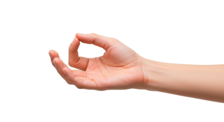 Hand gesture mudra fingers meditation yoga zen mindfulness spiritual pose isolated stock photo image