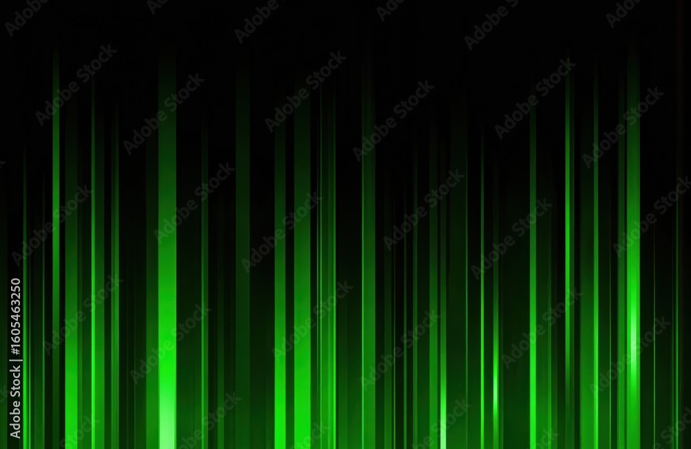 Aufkleber vibrant green gradient vertical lines create a dynamic, high-tech aesthetic. this abstract pattern e
