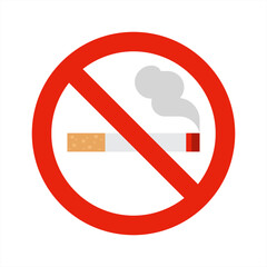 Stop smoking no smoking forbidden sign symbol Template Design. No smoking sign for Design, Presentation, Website or Apps Elements. Vector 10 eps.