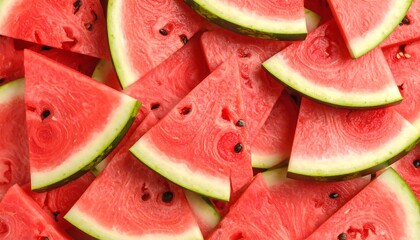 Sliced watermelon close-up