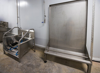 Abattoir Equipment , shoes boots cleaning station, stainless steel, hygiene requirements,