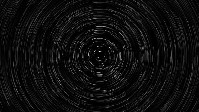 Star Trail Animation in Night Sky

