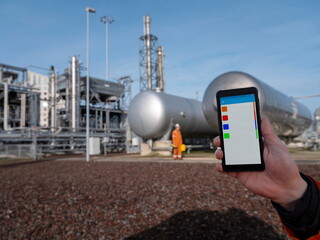 Mobile App Interface Industrial