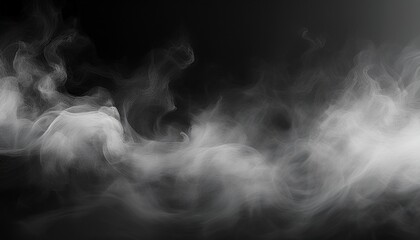 realistic smoke effect transparent fog overlay wispy vapor texture soft mist background swirling haze