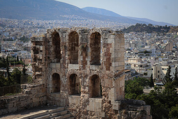 Ruins of a theater at the Acropolis