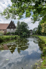 Obraz premium Der Fluss Vechte, Ochtrup-Langenhorst
