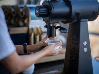 Professional Coffee Grinding Process