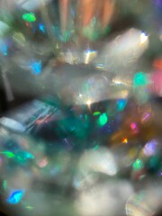 abstract blue jewelry diamond sparkles texture background with bokeh