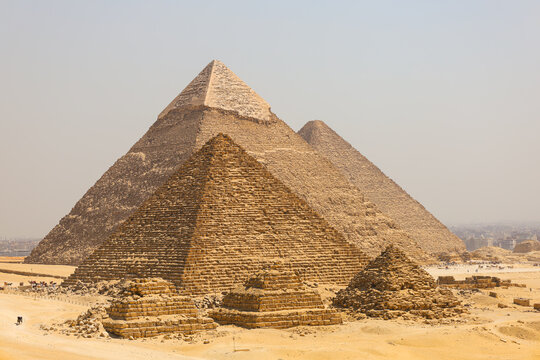 Egyptian pyramids in Giza a wonder of the world