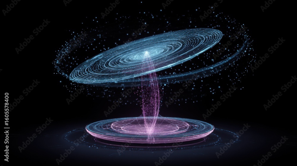 Poster acoustic waves cause gyroscope levitation, creating a mesmerizing display of physics in action, with