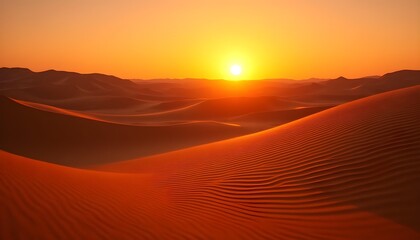 Desert's Dreamscape - Sand Ripples of Time