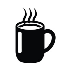 Hot Milk In Mug Icon Vector Illustration