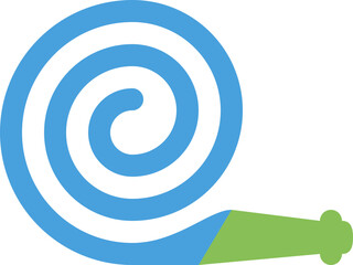 Coiled Garden Hose Icon