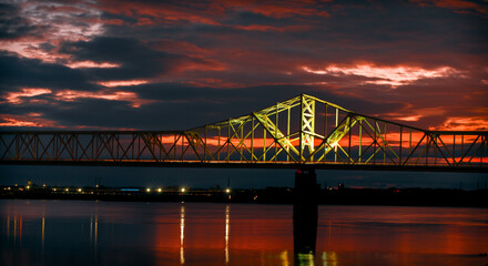 bridge at night