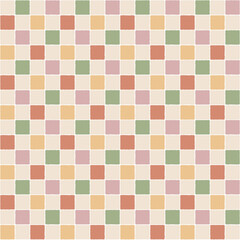 Checkered Pattern, Plaid Pattern, Vintage Cute Background, Square Background, Plaid Wallpaper, Seamless Pattern, Repeat Pattern, Checkered Seamless Pattern, Vector Illustration Background