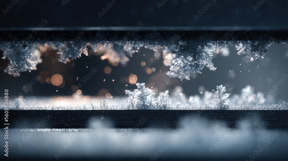 Aufkleber precision cryogenic milling equipment operating at extreme low temperatures. generating frosty surfa