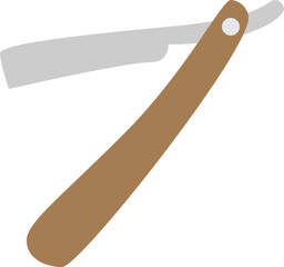 straight razor icon