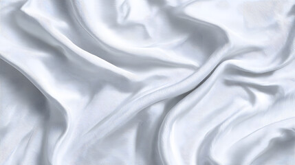 Obraz premium White Creased Fabric Texture Background