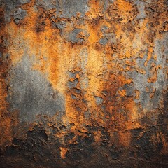 Abstract rust texture background shows shades of orange and grey, representing the effects of corrosion over time