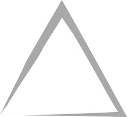 Triangle grunge frame