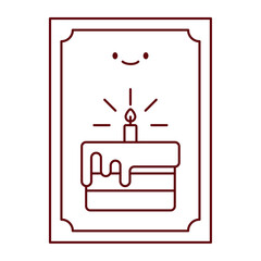 Colorful Greeting Card Design Illustration