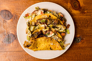 Roasted vegetable tacos