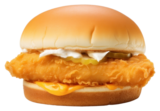 PNG Burger food hamburger transparent background - Powered by Adobe