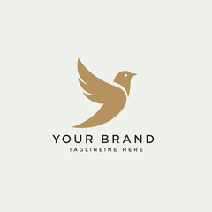 Obraz premium LOGO BIRD SIMPLE VEKTOR