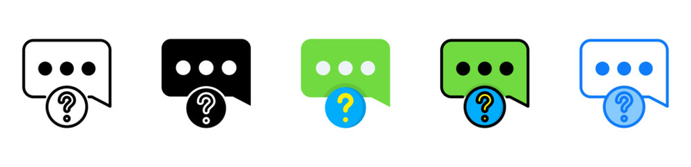 Help icon multiple style 