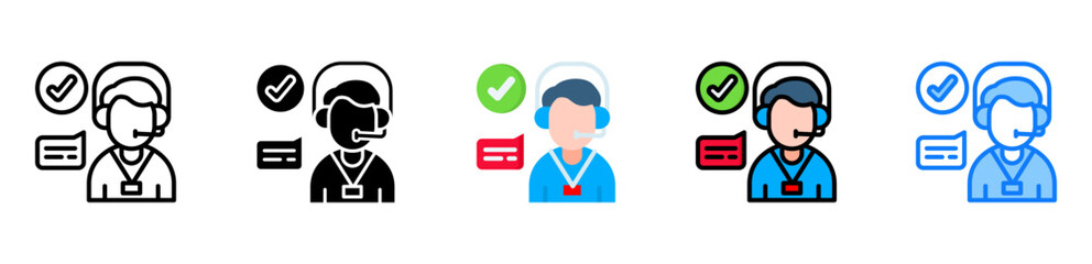 Agent icon multiple style 