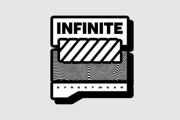 badge style streetwear apparel fashion vector for printing
