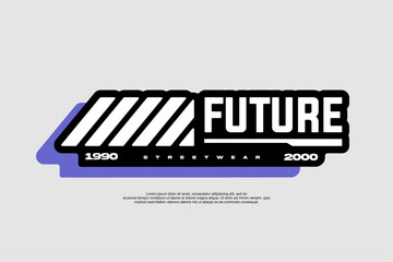 badge style streetwear apparel fashion vector for printing
