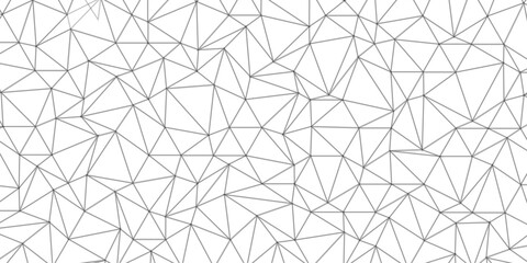 Abstract of simple gray line triangle pattern geometric background .white background creative and geometric shape with white luxury pattern .Gray and white geometric background with low poly triangle