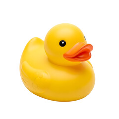 Bright Yellow Rubber Duck Toy for Bath Time Fun.