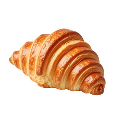 Golden-Brown Croissant with Flaky Layers.