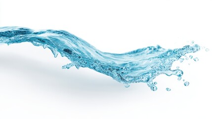 Obraz premium Water Splash Motion - Clean Water, Fluid Dynamics, Hydration