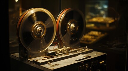 Vintage audio recording equipment