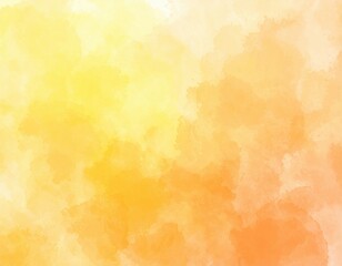 Obraz premium Abstract Watercolor Wash Golden Yellow and Orange Gradient Texture.