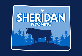 Sheridan Wyoming with beautiful views of the sky and nature