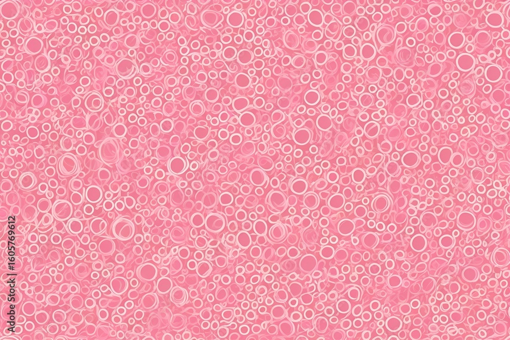 Poster delicate pink bubbles float gently, creating a calming and visually intricate abstract background.
