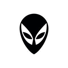 Alien Face Logo Icon Vector Illustration