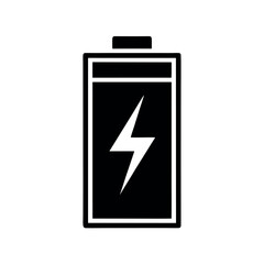 Battery Full Charge Startup Icon Vector Illustration