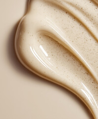 natural cosmetic cream texture. skincare product