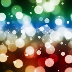 Obraz premium Multicolored abstract background with bokeh circles.
