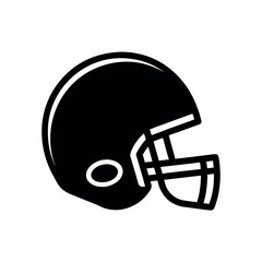 Football Helmet Logo Icon Vector Illustration