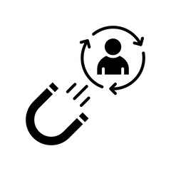 Retention glyph icon