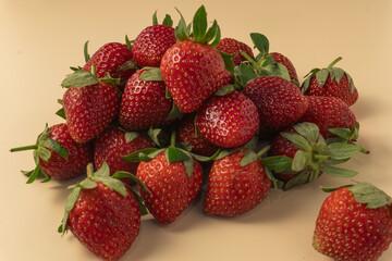 A fresh, ripe strawberry captured in detail