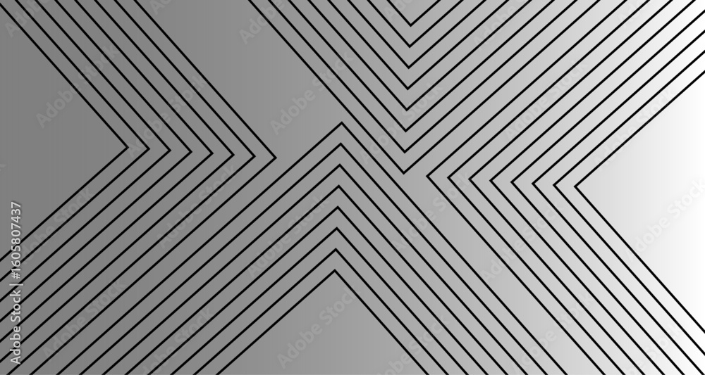 Aufkleber hipster abstract background with diagonal lines. abstract geometric black seamless pattern.