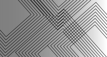 Hipster abstract background with diagonal lines. Abstract geometric black seamless pattern.