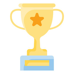 Cup Trophy Flat Icon